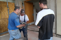 Baueinsatz vom 22.08.2015