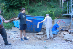 Baueinsatz vom 08.08.2015