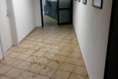 Eindringen von Wasser in den Keller der MZH am 25.07.2017
