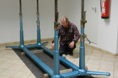 Restauration des alten Barrens am 21.03.2018