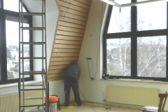 Verlegen von Kabelkanälen wegen W-LAN 30.01.19